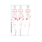 Fashion Ruler Fashion Line Drawing Human Dynamic Template For Cloth Rendering