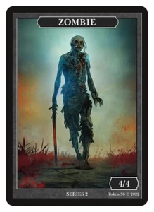 Zombie Token Givememana Tokens Warhammer Magic the Gathering MTG - Picture 1 of 2