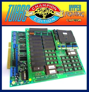 CAPCOM, Street Fighter II, Hyper Fighting, PCB, JAMMA, Sound Intermittent - Picture 1 of 9