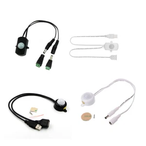 LED PIR Infrared Motion Sensor Detector Closet Underbed DC USB Switch 5V 12V - Picture 1 of 27
