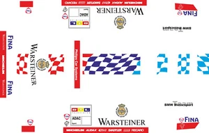 REPLIKA RALLYE / TOURENWAGEN GRAFIK / AUFKLEBER PASSEND FÜR BMW - Bild 1 von 9