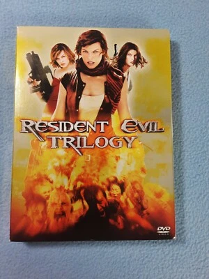 RESIDENT EVIL TRILOGY 3 DISC DVD SET MILLA JOVOVICH MICHELLE RODRIGUEZ - Image 1 of 4