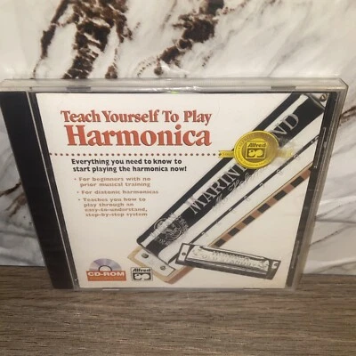 Alfred's Teach Yourself to Play Harmonica CD-ROM (Sealed, 2001) - Image 1 of 4