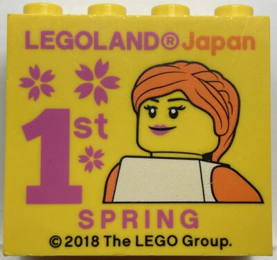 LEGO Land Japan Limited Bricks 2018 1st Spring Legoland Group Block - Image 1 of 2