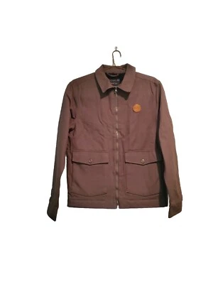 Jaqueta jeans Matix pele sintética premium zíper completo masculina tamanho P nova com etiquetas verde militar  - Imagem 1 de 4