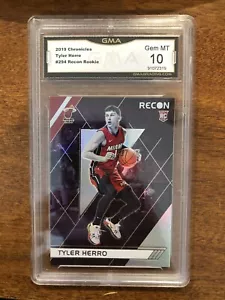2019 Tyler Herro Chronicles Recon #294 Rookie RC GMA 10 Gem - Picture 1 of 2
