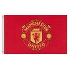 Manchester United Flag Men's (Size5x3ft) Primary Core Crest Club Flag - New