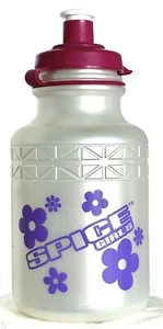 RARE Spice Girls Plastic Water Bottle Pearl/Purple Flowers USA Bicycle Range? - Picture 1 of 2