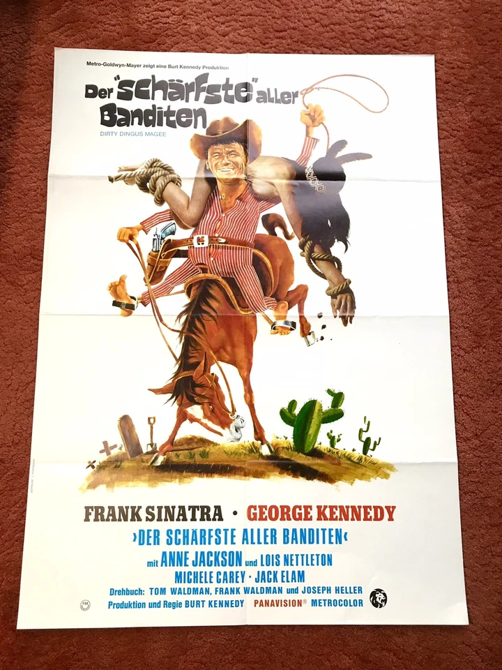 Der schärfste aller Banditen Kinoplakat Poster A1, Western, Frank Sinatra - Bild 1 von 1
