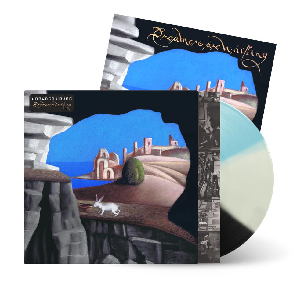 CROWDED HOUSE - Dreamers Are Waiting TRICOLOUR VINYL + SIGNED 12” ART CARD - Image 1 of 1