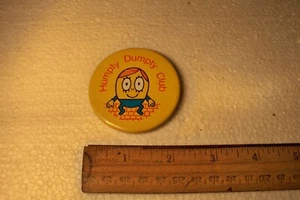 Vintage 2" Pinback Button Humpty Dumpty Club - Picture 1 of 5