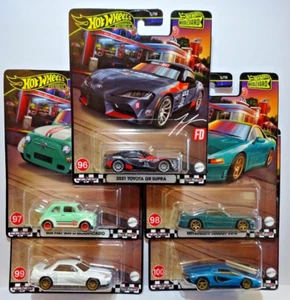 2024 Hot Wheels PREMIUM BOULEVARD COMPLETE SET 96 to 100. NISSAN SKYLINE Set! - Bild 1 von 15
