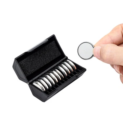 4 Pack CR2032 CR2025 CR2016 Coin Cell Button Battery Case Holder Storage Box - Image 1 of 4