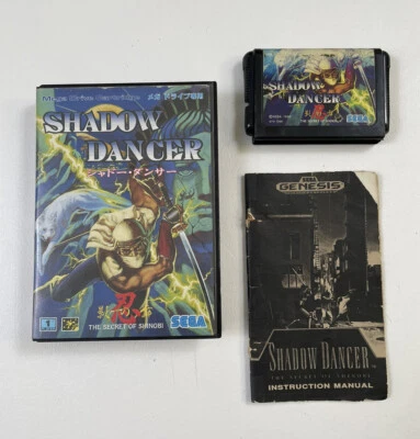 🔥SHADOW DANCER The Secret of Shinobi (Sega Genesis Mega Drive) Japan Import🔥 - Image 1 of 4