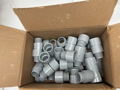 Caja de 50 adaptadores Thomas and Betts Carlon no metálicos Sched 40 macho 1" E943F Foto 1 de 4