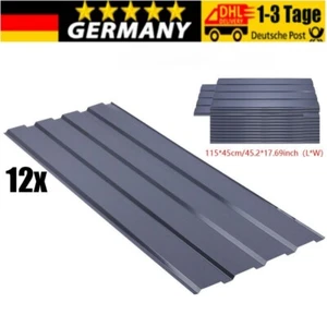 12x Profilblech 6m² Trapezblech Blech Metall Dachblech Dach Platten Stahlblech - Bild 1 von 12