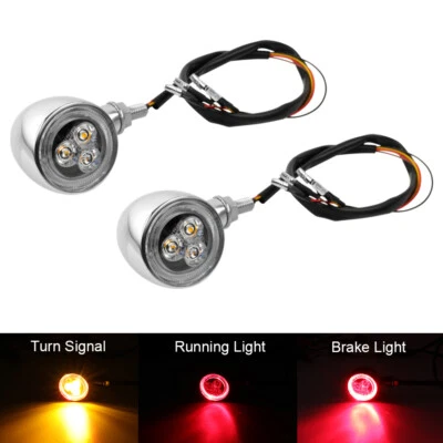 Luces de freno traseras LED intermitentes DRL para Honda Shadow Spirit Aero Ace 750 1100 Foto 1 de 4