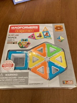 Magformers 14 piece XL Neon - Image 1 of 4