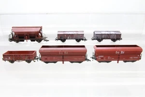 H0 Roco Fleischmann DB Schwenkdachw. Klappdeckelw. Erzwagen Konvolut DC N103 - Picture 1 of 4