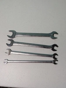 Vtg Craftsman Double Open End Wrenches Set of 4 Made In USA 3/8" 7/16"9/16"1/2" - Picture 1 of 17