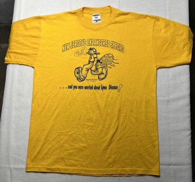 VTG Anti New Jersey Taxes Homeowner T Shirt Size Large USA Made Jerzees Moving - Image 1 of 4