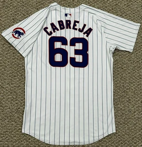 CABREJA Größe 44 #63 2024 CHICAGO CUBS SPIEL TRIKOT HEIM NADELSTREIFEN AUSGESTELLT NIKE MLB - Bild 1 von 13