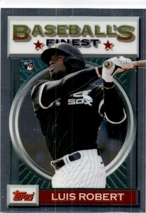 2020 Topps Finest Flashbacks Luis Robert #59 RC - Foto 1 di 2
