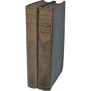 Oscar Wilde De Profundis & Selected Poems Set Methuen London Vintage Books - Foto 1 di 8
