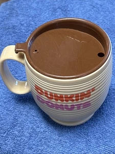 Taza de café de viaje de plástico Dunkin’ Donuts de colección ¡La grande! USA - Imagen 1 de 5