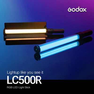 Godox LC500R RGB LED Light Stick Portable Video Tube Light Photography Lighting - Image 1 of 4