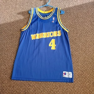 Vintage Champion Golden State Warriors Chris Webber #4 Size 48 - Picture 1 of 8