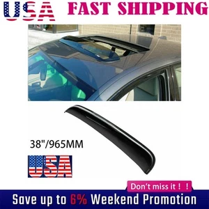 38"/965MM Smoke Sun/Moon Roof Top Window Sunroof Visor Vent Rain/Wind - Foto 1 di 10