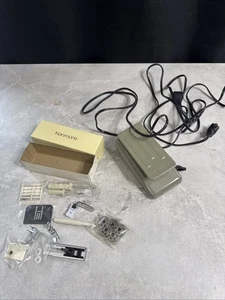 Vtg Kenmore Sewing Machine Foot Pedal White Metal Model 6812 W/ Accessories B8 - Picture 1 of 13