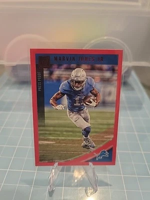 2018 Donruss Red Press Proof Marvin Jones Jr #100 Detroit Lions - Image 1 of 2