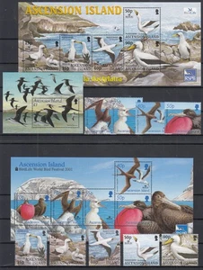 SS26623 / BRITISH ASCENSION - BIRDS - 1994 / 2004 MINT MNH SELECTION - Bild 1 von 2
