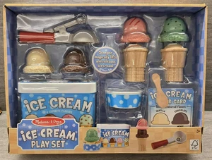 Melissa & Doug Scoop & Serve Ice Cream Play Set - NEW FULL SET - Picture 1 of 4