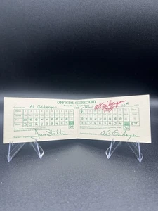 Al Geiberger ECHTES Autogramm auf Replik Scorekarte - Garantie auf Bestehen - Bild 1 von 5