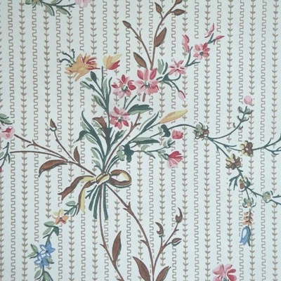 Papel pintado victoriano 12sr marfil floral casa de agua archivo histórico antes de la guerra Foto 1 de 4