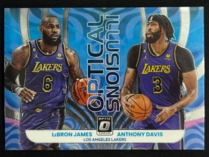 LEBRON JAMES & ANTHONY DAVIS 2022-23 Panini Donruss Optic Insert #3 | Lakers - Bild 1 von 2