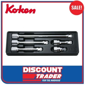 Koken 5 Piece 1/2" Drive Ko-Ken Wobble Fix Extension Set 50-250mm - PK4763/5 - Picture 1 of 2
