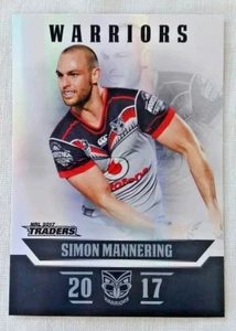 2017 NRL Traders Parallel PS149 - Simon Mannering New Zealand Warriors - Picture 1 of 2