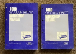 Ford Transit 1978 Onwards Genuine Workshop Manuals Volumes 1 & 2. Very Good. - Picture 1 of 9