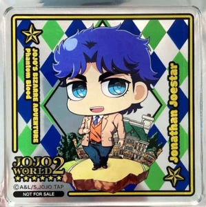 JOJO Stone Ocean JOJO World 2 Acrylic Coaster Jonathan Joestar Araki Jump Japan - Picture 1 of 1