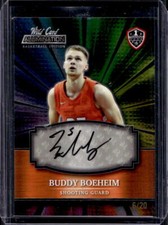 2021-22 Wild Card Alumination Buddy Boeheim Holo Lux Auto Autograph #6/20
