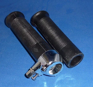 Acelerador único universal Harley con agarre para bobbers personalizados manillar de 1 - Imagen 1 de 1