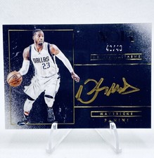 2015-16 Panini Noir Auto Noir Color /49 Wesley Matthews #NC-WMS Auto