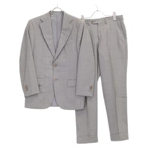Ermenegildo Zegna 2112BY Plaid wool suit set suit 46 gray - Picture 1 of 11