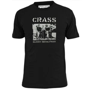 Mens Crass Bloody Revolutions Punk Rock T Shirt Pistols Buzzcocks - Picture 1 of 2