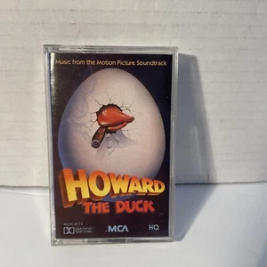 HOWARD THE DUCK Music From The Motion, Picture Soundtrack Cassette VTG HTF RARE - Imagen 1 de 15