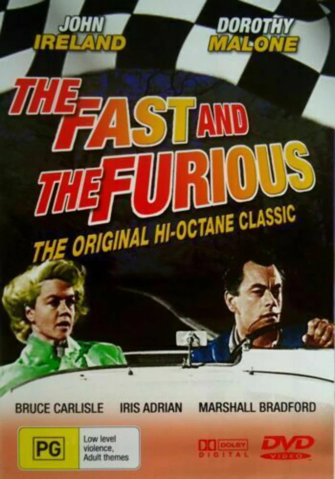 The Fast And The Furious (1954) DVD-John Ireland-Dorothy Malone-vgc -OOP t127 - Image 1 of 1